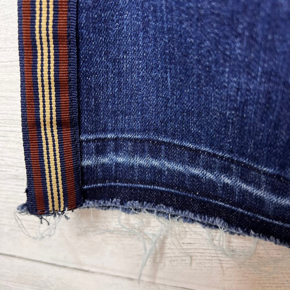 Veronica Beard Jeans Womens Size 29 Carolyn 10" Baby Boot Tux Stripe Button Fly - Picture 5 of 16